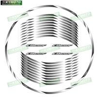 For HONDA CB650F CB 650F motorcycle accessories 17 inch front and rear wheel stickers fairing wheel reflective decals decoration