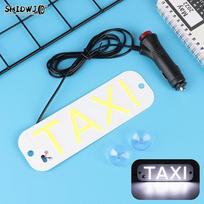 1pcs Taxi Light Taxi LED Sign Decor Logo Flashing Hook On Car Window Car Charger Inverter For Driver Accessories