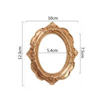 2Pcs Gold Silver White mini Retro Photo Frame Jewelry Props Product Photo Accessories Props Ornaments Photography Background