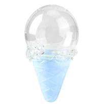 8pcs Ice Cream Shape Ice Cream Candy Box Transparent Reusable Transparent Candy Box 10x6cm/3.9x2.4in PS Candy Storage Container (Blue,5x5x5cm) mėlyna