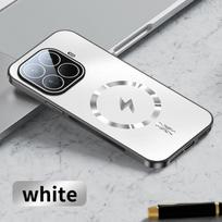 For Xiaomi 15T Pro Case Magnetic Camera Lens Film Protection for Wireless Charging Matte Frosted Back Cover Funda xiaomi 15T Pro balta