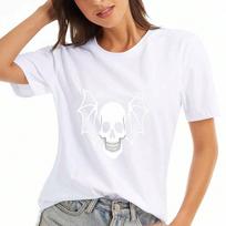 Wild For Books Ladies Cotton T Shirt, Premium Cotton Print, Durable, Casual And Fashionable. Express Your Love For Reading With This Unique Graphic Te S įvairiaspalvis