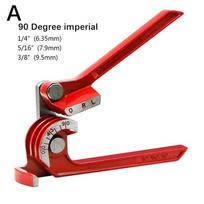 Bender 1/4  5/16  3/8  Brake Pipe Rolling Brass Copper Tube Pipe Manual Bending Tool Type Fuel Brake Pipe Bender Hand Tool A