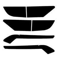 1 Set Overlays Headlight Eyelid Vinyl Tint Film Tail Light Decal Car Light Stickers For Dodge Durango 2014-2021 Diy Accessories
