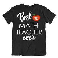 Best Math Teacher Ever T-Shirt Pi Apple Tee Awesome Idea Gift Shirt XL
