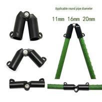 Plastiku dengtas plieninis laipiojimo rėmas: Universali sagtis, vielinis kryžius, gėlių laikiklis, A/B šakių priedai. 8mm B fork