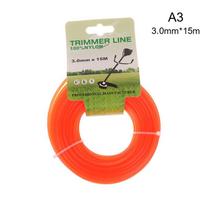 1Pc 15M*2.4Mm/2.7Mm/3Mm Mowing Nylon Grass Trimmer Rope Brush Cutter Line 3.0mm