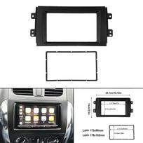 Suzuki SX4 2007-13 Dvigubo DIN stereo radijo grotuvo plokštės rėmelio skydelio apdailos prietaisų skydelio rinkinys