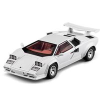 1/24 Lamborghini Countach LP5000s Lydinio Klasikinis Sportinio Automobilio Modelis Metalinis Liejimo Takelio Lenktyninis Automobilis Transporto priemonių Modelis Garsas ir Šviesa Vaikų Žaislas Dovana balta
