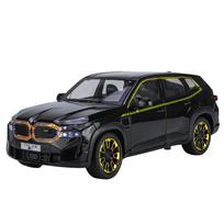 1/24 BMW THE XM Alloy Car Model Toy Metal Die Cast Off-Road Vehicle Sound Light Pullback Function SUV Car Boy Gift juoda