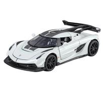1/32 Koenigsegg Jesko Supercar Alloy Die Casting Model Car Classic Bookcase Display Decoration Collection Ornaments Present with Friend Kid balta