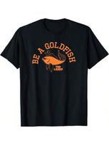 Teds Lassos Be A Goldfish Collegiate Short Sleeve T-Shirt S juoda