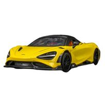 NEW 1/24 McLaren 765LT Supercar Alloy Model Car Toy Diecasts Metal Casting Sound and Light Car Toys for Children Vehicle geltona