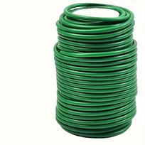 10m Gardening Cable Ties Plant Twine Green Flexible Bendy Garden Support Wire Cable Tie Reusable Rubber Coated Steel Wire