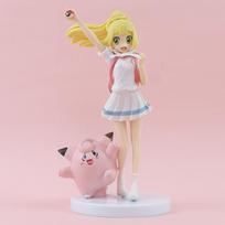 Anime Pokemon Lillie Clefairy Žaidimas Gražios Merginos Figūrėlės Modelis Gk Statulėlė Žavesio Kolekcija Stalviršio Papuošalas Pomėgių Žaislai Madingi Žaislai