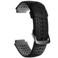 Silicone Sport Strap For Garmin Forerunner 235 220 230 620 630 735XT Watchband Bracelet Accessories juoda pilka spalva