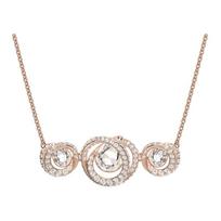Swarovski Generation White Rose Gold Tone Crystal Necklace Women necklace 5636589 Box (Random Color)