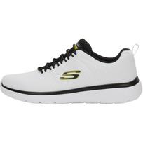 Skechers Memory Foam Comfortable Versatile Shock Absorbing Non-Slip Durable Breathable Lightweight Low-Top Casual Shoes Men sneaker White 8790258-WBK 39