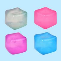 Streso kubas minkšti Fidget žaislai atsipalaidavimui Didelio tankio geliu užpildyti Fidget žaislai klasėms Sensoriniai raminantys žaislai vaikams suaugusiems 4pcs
