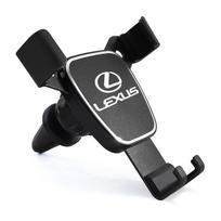 Car Metal Phone Holder Gravity Sensing Air Vent Stand For Lexus F SPORT RX300 IS200 IS250 ES350 Ct200h UX250h NX300h RX350 LS GS juoda