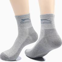 Slazenger Double-Sole Men's Mid-Length Socks 10-Piece All-Season Socks 10 pairs of gray and white