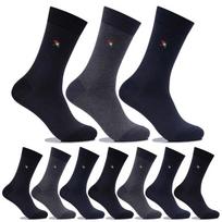 Arnold Palmer Men's Dress Socks Argyle Long Cuffs 10 Pairs HM008 Men's Dress Socks Dress Socks Essential Selection HM008_Long-leg 10 Pairs