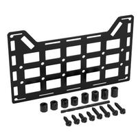 NICECNC UTV Universal Rigid Molle Panel 1/8  Q235 steel For Can Am Maverick X3 Polaris General Yamaha Arctic Cat Suzuki Honda juoda