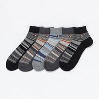[Arnold Palmer] Men's Ringle Bongjo Short Socks 5 Pairs AP5510 Free