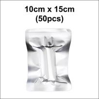 50PCS Vacuum Sealer Food Storage Retort Pouch High-Temperature Aluminum Foil Bags  Nuts Storage 10 x 15cm
