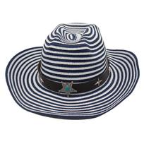 Crossed Edge Jazz Straw Hat UPF 50+ Wide Brim Sun Hat Foldable Portable Summer Versatile Hat for Men Women Summer Vacation Beach one-size-fits-all straw hat [one-line stripes]
