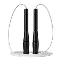 White Rubber Speed Jump Rope for Children and Adults: Ideal for Primary School, High School Exams, Sports, Fitness, and Performance.