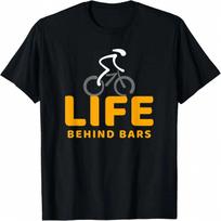 Funny Cyclist Bicycle T-Shirt S įvairiaspalvis