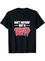 Ain't Nothin' But A Gangsta Party Hiphop Rap Music 80s 90s T-Shirt S įvairiaspalvis