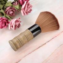 Wooden Handle Barber Face Duster Professional Hair Salon Brush Neck Duster Brush  Salon Use