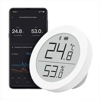 Termometras Higrometro jutiklis veikia su (veikia tik su iOS) Belaidis patalpų temperatūros ir drėgmės monitorius su E-Ink ekranu per Thread arba Blue 7x1x7cm