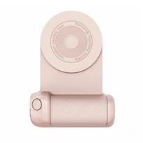 „Bluetooth“ telefono laikiklis, magnetinė kameros rankena, nuotraukų laikiklis, apsaugantis nuo drebėjimo, asmenukių įrenginys, skirtas „Android“, „Apple“, „Magsafe“ belaidis įkrovimas 500 Wireless Charge rožinė