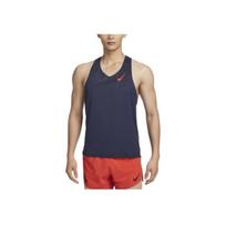 Nike Aeroswift Dri-Fit Adv Quick-Dry Running Casual Vest Men Tops Obsidian Bright-Crimson FN4232-451 XL
