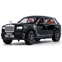 1/24 Rolls-Royce Cullinan Automobile Model Metal Die Cast Simulation Sound Light Boy Birthday Gift Ornament Halloween Toys juoda