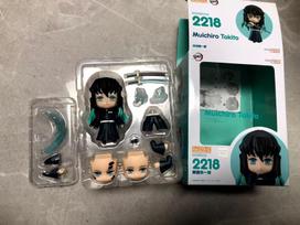 Nendoroid 2217 Ganlu Temple Glass 2218 Tokito Muichiro Q Version Pvc Action Figures Face Replacements Collectible Model Toy Gift