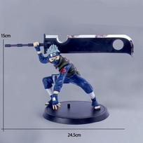 20cm Bandai Naruto Anime Figūrėlė Shippuden Uchiha Sasuke Hatake Kakashi Namikaze Minato Veiksmo Figūrėlė Kolekcinis Modelis Žaislai Dovanos