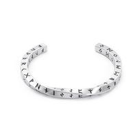 Fashion 316L Stainless Steel Mobius Opening Bracelet Viking Runes Bracelets for Men Women Nordic Pagan Amulet Talisman Jewelry