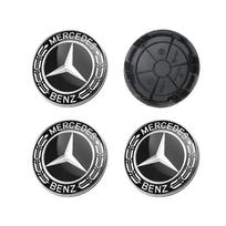 4 vnt. 75 mm ratlankių centriniai dangteliai, ratlankių stebulės dangtelis, ženklelis, logotipas A1674015900 Priedai Juodi Kviečiai Mercedes Benz