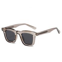 Retro Square Sunglasses Women Men Fashion Thick Frame Brand Designer Luxury Sun Shades UV400 Men Trendy High Quality Sun Glasses 1PCS