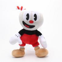 25cm Nuotykių žaidimo Cuphead pliušinis žaislas Mugman Velnias Legendinis Taurės pliušinės lėlės Žaislai vaikams Dovanos 25cm