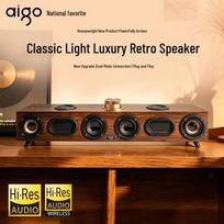 aigo T529 Bluetooth Wooden Stereo Soundbar Speaker (CN version)