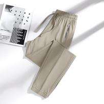 Summer Sports and Leisure Loose Ice Silk Sun Protection Pants Breathable Large Size Quick-drying Straight Leg Tapered Pants S
