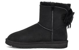 UGG Classic Dudble Bow Mini Snow Boots Black Women's 1103652-BLK 37