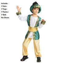 Stunning Boys Halloween Party Arabian Prince King Costume For Cosplay Events Children-M