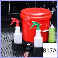 BT-360° Turning Automobile Multifunctional Car Wash Bucket Base Pulley Mobile Base Car Wash Base Beauty Car Washing Tools juoda