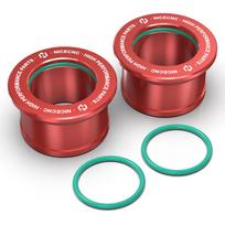 NICECNC For Honda CRF250R CRF450R CRF450X 2005-2023 CRF 250RX 450RX 450RL 450RWE 450L Rear Wheel Spacers Hub Collars O-rings raudona